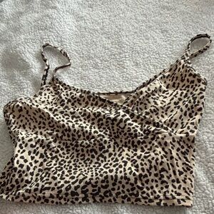 Leopard Print Women's Top